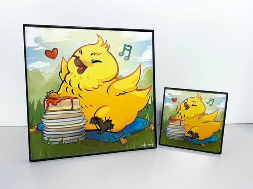 Final Fantasy Fat Chocobo Prints