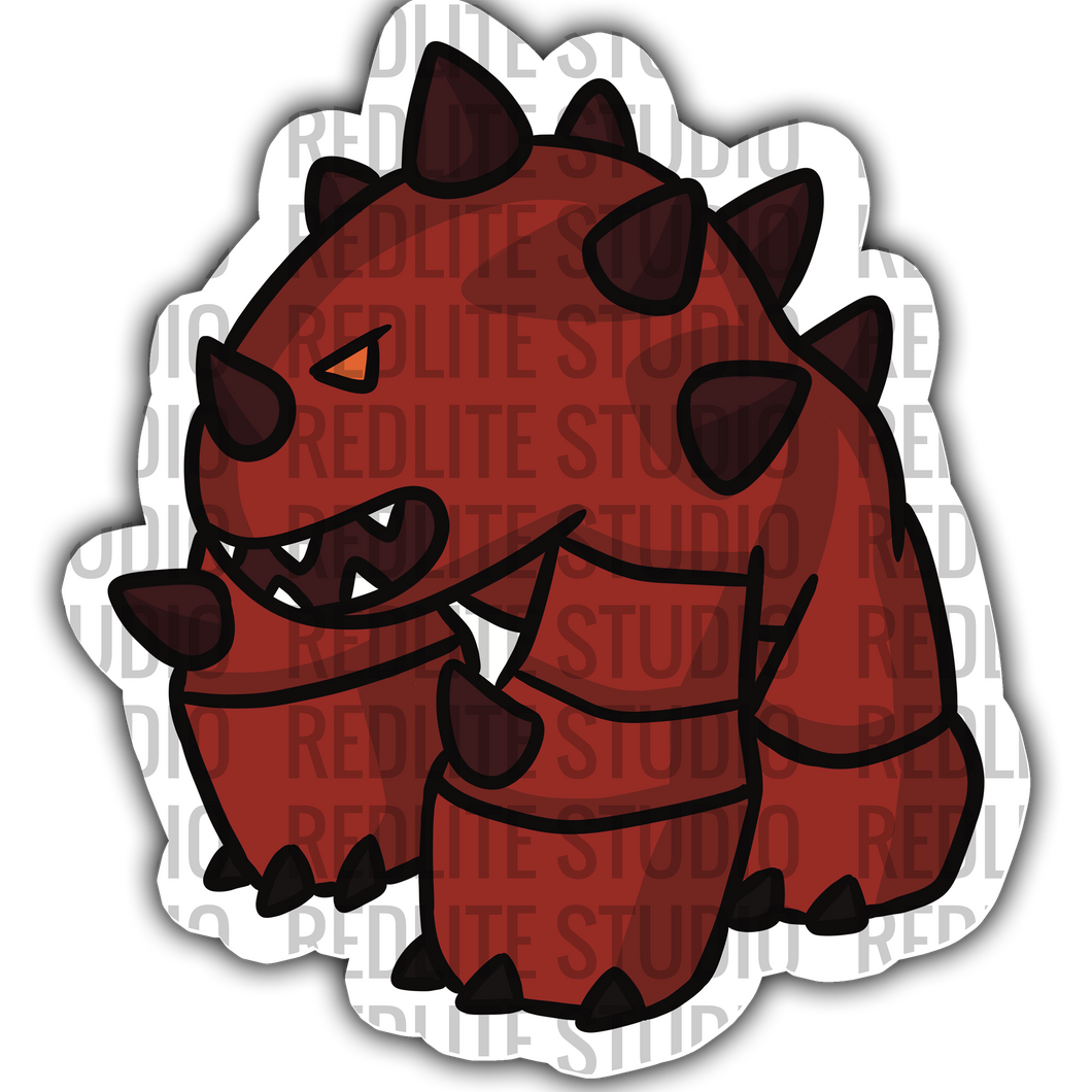 Old School Runescape Inspired - Tzrek-Jad Stickers